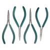 Micro-Fine 4 Piece Plier Set - Chain, Round, Flat, and Bent Nose - 5' in Length