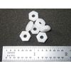 6-32 PLAIN 5/16" HEX NUTS NYLON  - 100 pcs