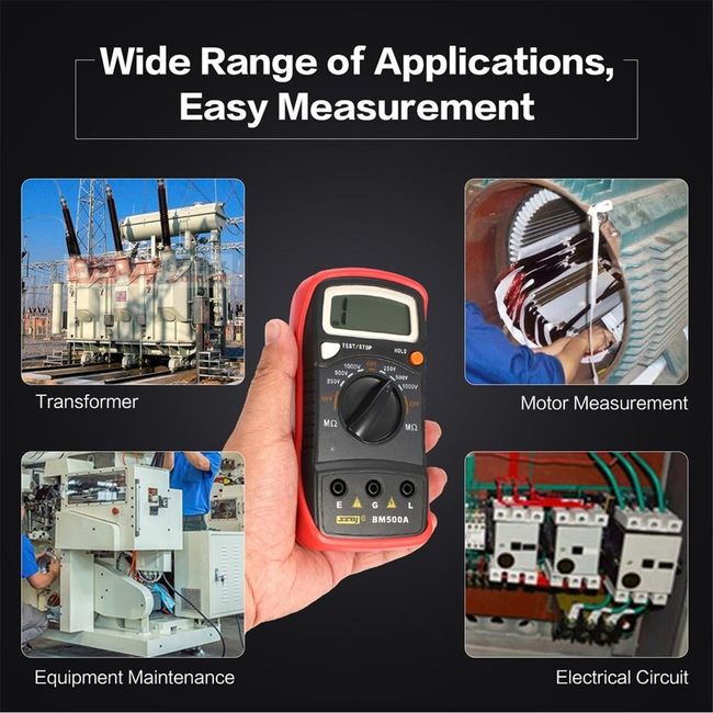 1999 Counts 1000V Multimeter Resistance Test Ohm Meter Tester