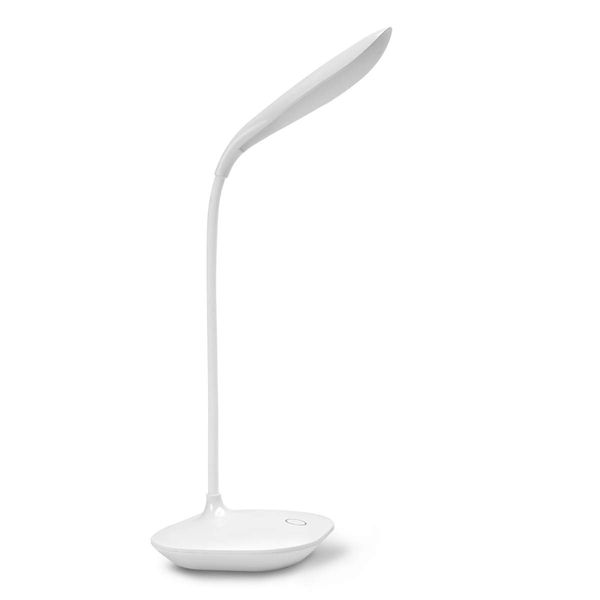 TOPJESS Desk Lamp, USB Portable Desk lamp 3 Level Dimmer Suitable for Reading/Relaxation/Bedtime,Night Light,Flexible Neck,Touch-Sensitive Control Panel