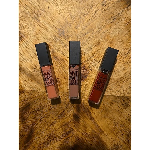 Maybelline Vivid Matte Liquid Lipstick Set Of 3
