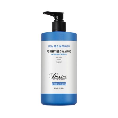 Baxter of California Men's Daily Fortifying Shampoo for All Hair Types, Cleanses and Strengthens, Fresh Mint Scent,16 oz