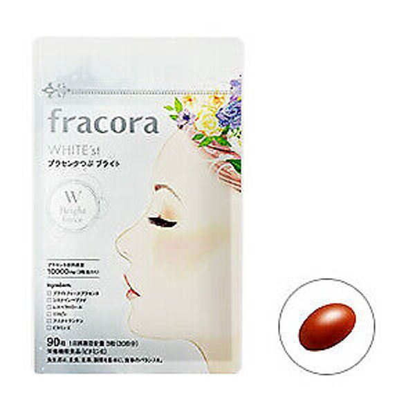 Fracola WHITE Placenta Tsubu Bright (90 tablets)