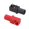 2Pcs PCB Banana Socket, Banana Socket PCB Banana Socket Plated Plug 4mm Right Angle Banana Socket for Circuit Detect