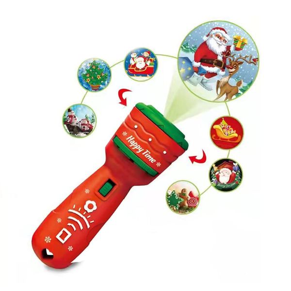 iSkelter Christmas Flashlight Projector for Kids, 24 Different Christmas Tree Santa Claus Christmas Image Projection Toys for Christm Home Birthday Party Light