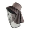 Uniworld NS-812 Nara Style Bug Hat with Packable Net Light Gray