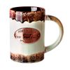 Americaware 15 oz Reactive Glaze Fort Worth Copper Medallion Mug
