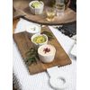 Mud Pie Stoneware Ramekin Set, Cream, ramekin 2" x 3" dia | spoon 4 1/2"