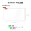 2 Pcs Dustproof 9H Tempered Glass Screen Protector for Steam Deck Handheld Easy Installation
