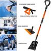 Zone Tech 5 - 1 Ice and Squeegee Scraper with Snow Shovel 32"-42" Extendable Set