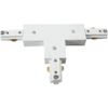 Mains 240V Single Circuit Track Accessories Accessory T Angle Connector - White