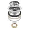 4400246 3-1/2" Kitchen Sink Strainer Assembly with Brass Locknut (Deluxe)
