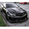 Adjustable Silver Front Bumper Lip Splitter Strut Rod Tie Support Bars Spoiler