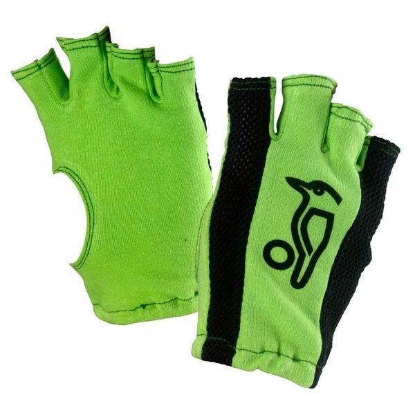 Kookaburra Fingerless Cricket Batting Inner - Green/Black, Youths