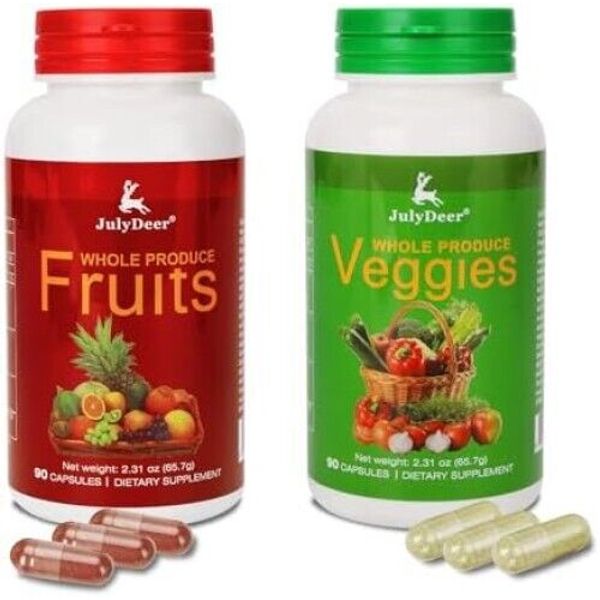 Fruits and Veggies Supplement Bale of Natural 16+18 Whole Fruits & Veggies Blend