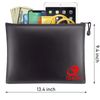 FireProof  Document Bag 13.4x9.4 ,New Upgrade Extra Large Important File Holder