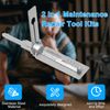 Lock Pick Key Decoder Lock Picking and Key Reader, 2-in-1 Pick, Car Key Reader,Lock Pick Decoder for Auto, Auto Lock Pick, Professional Locksmith Tools, Auto Lock Pick, Stainless Steel