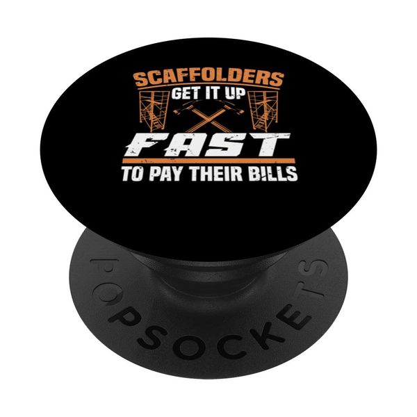 Scaffold Installer Set Platform Construction Scaffolder PopSockets Standard PopGrip