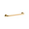 Kohler K-25495-2MB Artifacts 7" Cabinet Pull, Vibrant Moderne Brushed Brass