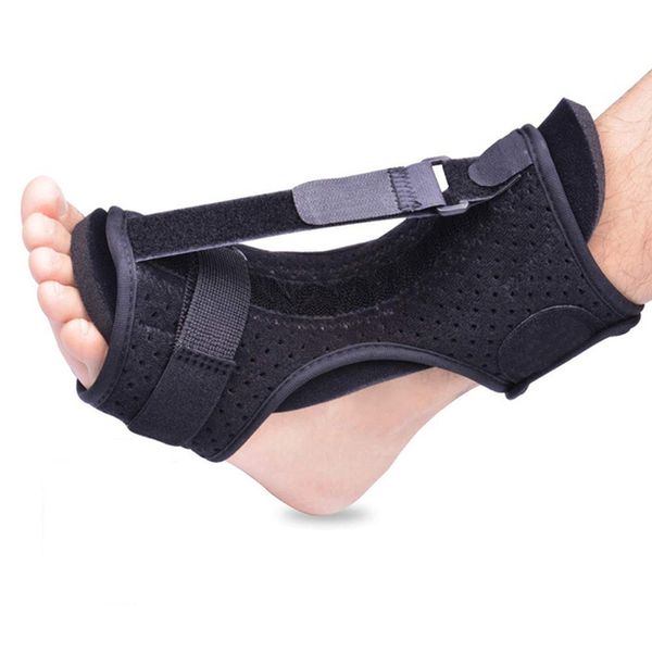 Ankle Orthosis Ankle Brace Plantar Joint Rehabilitation Fixator Adjustable Plantar Fasciitis Night Splint Foot Drop Stabilizer Support Night Splint Pain Relief Support, 1 Piece