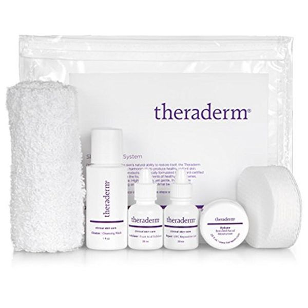 Theraderm Skin Renewal Travel System with Enriched Moisturizer