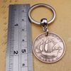 A Silver Dream 1946 Half Penny Coin Keyring