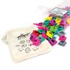 Refill Cubes Glitter Letters - Waff Accessories - 100 Letters to Personalize Your Waff Objects and Notebooks