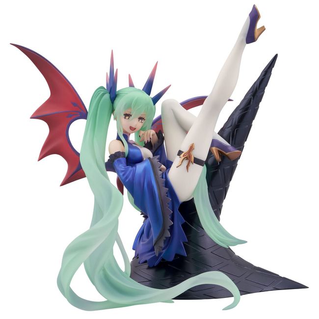 TENITOL AMU-TNL0002 Hatsune Miku Dark Total Height Approx. 6.7 inches (170 mm), Non-scale, ATBC-PVC, Pre-painted Finished Figure