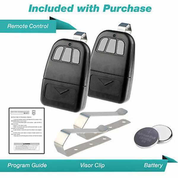 2 For Wayne Dalton Garage Door Opener Remote 309884 3910 Replaces 297132 303 MHz