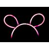 Glow in the Dark Bunny Ears (96, Pink)