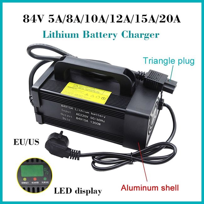 Li-ion Charger 16.8V 10A, Anderson Connector