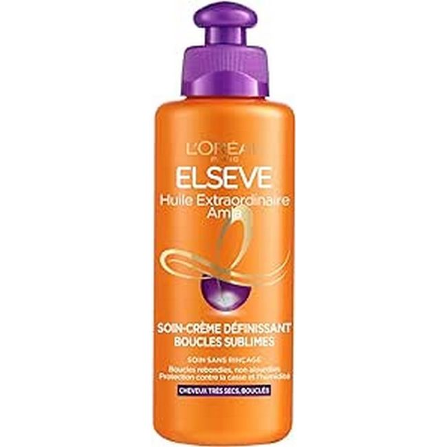 L'Oréal Paris Elseve Huile Extraordinaire Soin-Crème Définissant Cheveux Bouclés 200 ml