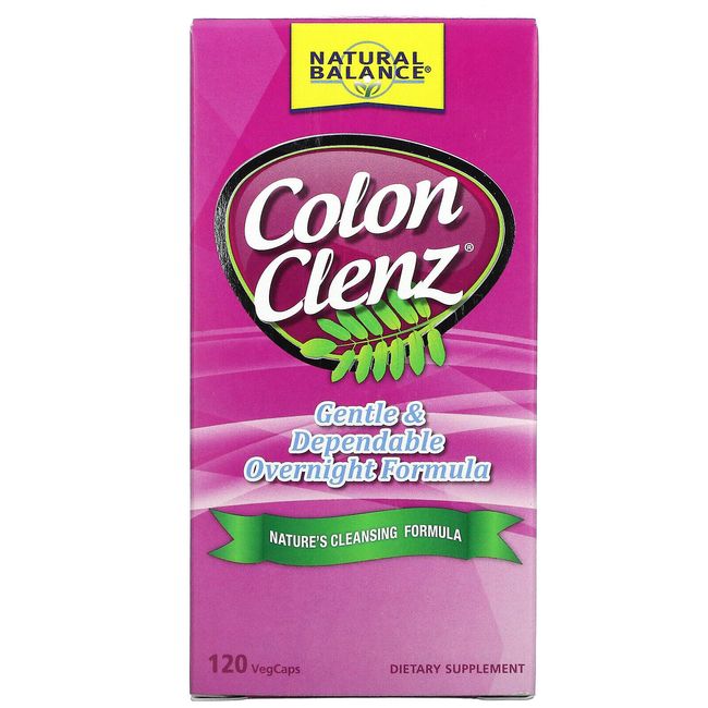 Natural Balance Colon Clenz 120 Vegetarian Capsules Vegetarian