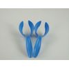 TUPPERWARE Küchenhelfer Löffel Eierlöffel (2) blau Eier Löffel Eierhalter