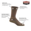 Darn Tough Tactical Micro Crew Light Socks (T4018) Unisex – (Coyote Brown, Medium)