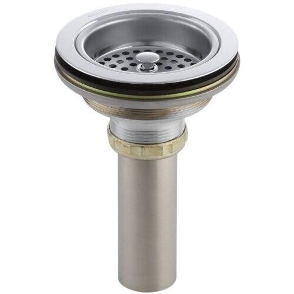 Kohler 8801-CP DUOSTRAINER SINK Strainer with Tailpiece Polished Chrome