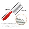 Cat Comb,Dog Comb,Dog Comb,Cat Comb,Medium Long Hair Cat Comb,3pcs (Red2+Blu2+White)