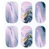 Gellae Gel Nail Sticker Azure Blue Waves