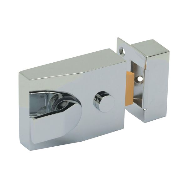Sterling NLC101 Dead Lock Standard Night Latch Plate, Chrome