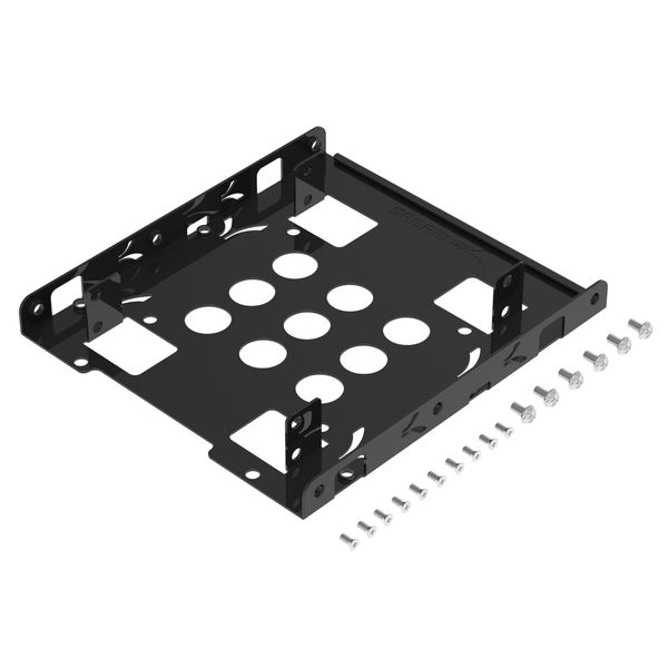 SABRENT 2.5" HDD SSD to 3.5" mounting frame, Internal hard disk mounting kit adapter, removable frame bracket kit Compatible with all types of 2.5" hard drive / SSD, Screw pack included (BK-HDDH)