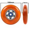 Kick Push Upgrade Pack for Razor Scooter Orange Wheels, Handle Grips, Griptape, Bearings