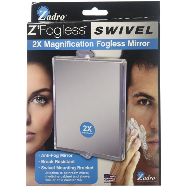 Zadro Z'Fogless Shower Mirror, Fog-Free, Traveler