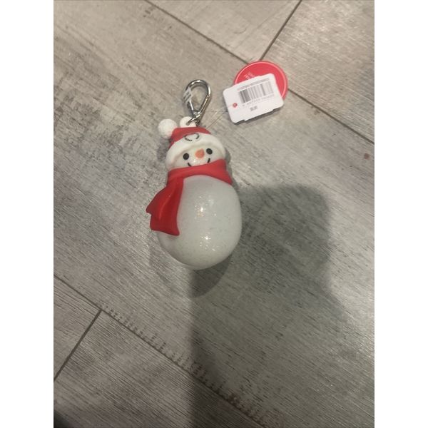 Bath and Body Works Hand Sanitizer Lights Up Snowman Pocket Bac Holder