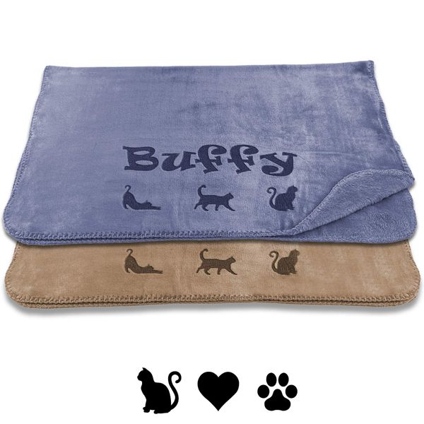 Custom Catch Personalized Large Cat Bed Blanket Gift for Indoor Cats