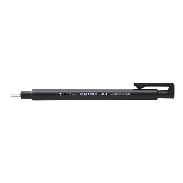 Tombow Eraser Mono, Zero Round, 23mm, Black