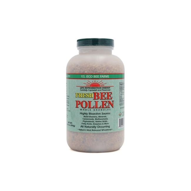 [Y.S. Eco Bee Farms] Y.S. Eco Bee Farms Fresh Bee Pollen Whole Granules 454 g, 1 Pack