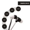 TECHMADE Juventus Edition Earphone, Microphone and Function Button, Black