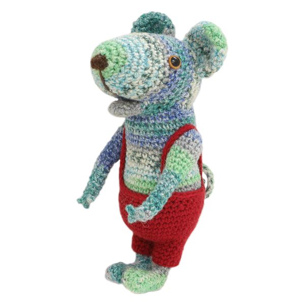 NASKA HT-7 Knitting Kit, Rat Luke Designed by Elta Design, Hiroko Takeda