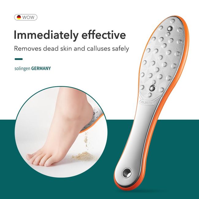 Foot Callus Remover for Feet - Professional Foot Scrubber Dead Skin Remover  with Medical Grade Steel - Ergonomic and Easy to Use Foot File Callus  Remover for Feet - Quality Pedicure Grater