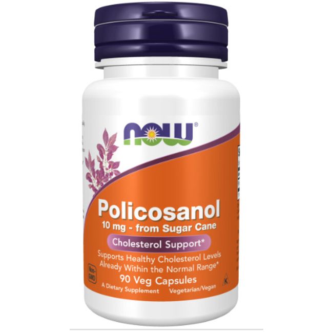 Now Foods Policosanol 10 mg, 90 Veg Capsules